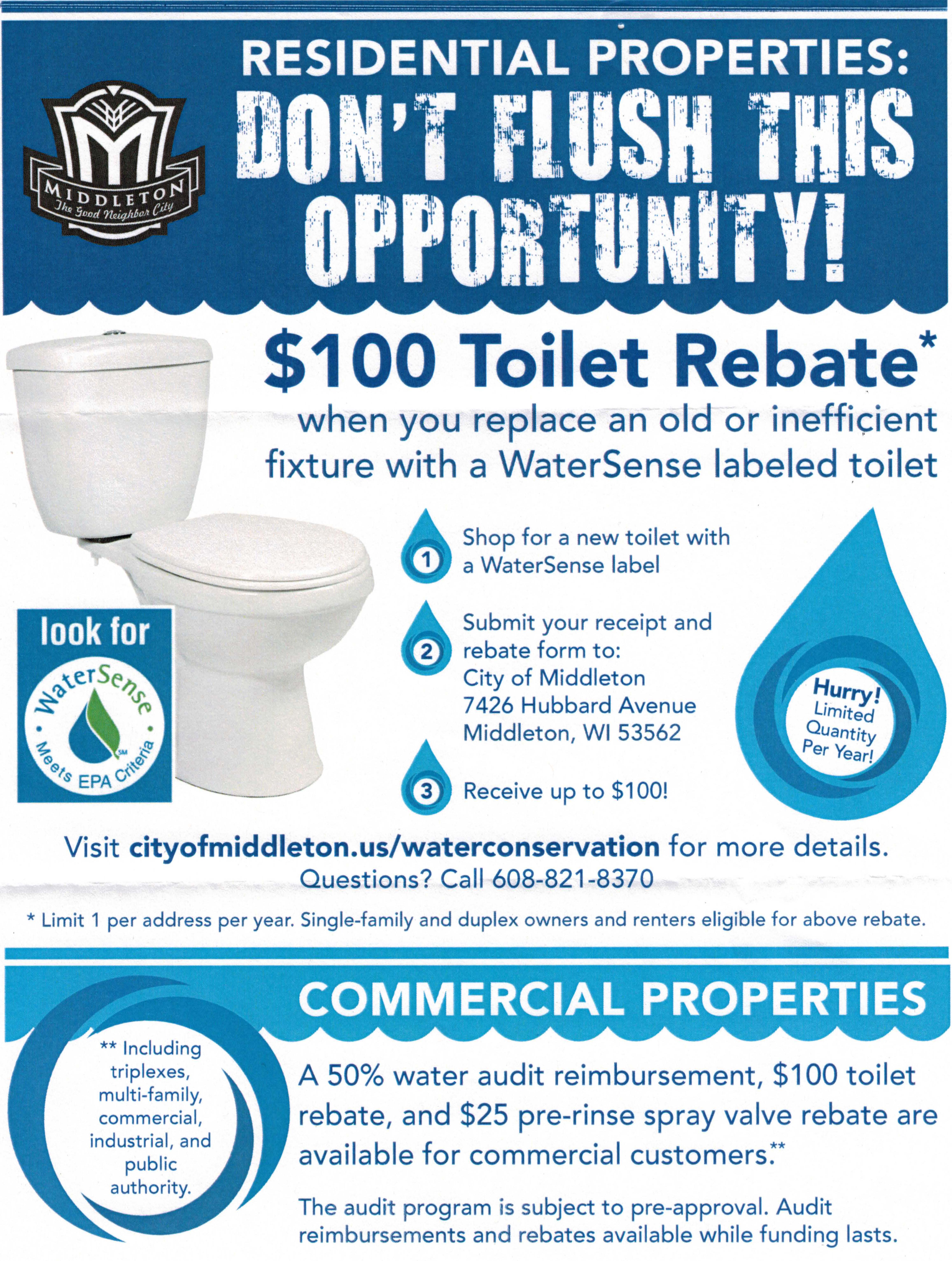 Eweb Watersense Toilet Rebate Program